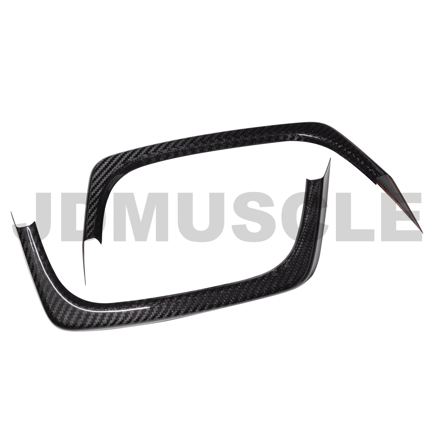 JDMuscle [15-21 WRX/STI] Carbon Fiber Exhaust Trim Covers