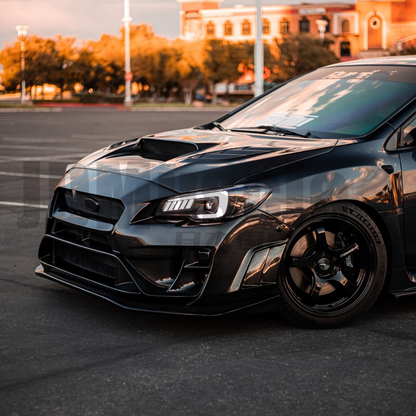 JDMuscle [15-21 WRX/STI] Carbon Fiber Hood V2 w/ Heat Extract