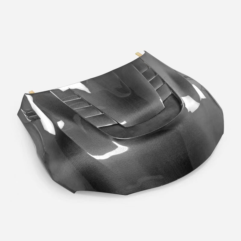 JDMuscle Tanso Carbon Fiber Hood VS Style  - 2020+ Toyota Supra GR A90/A91