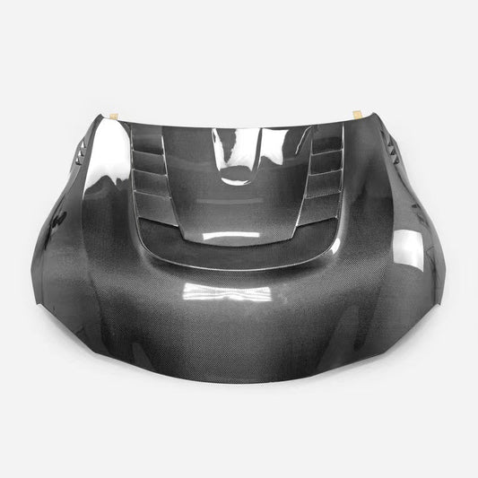 JDMuscle Tanso Carbon Fiber Hood VS Style  - 2020+ Toyota Supra GR A90/A91