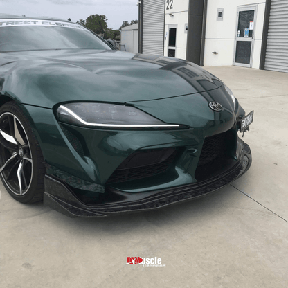 JDMuscle Tanso Carbon Fiber VS Style Front Lip for 2020+ Toyota Supra