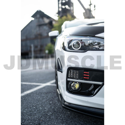 JDMuscle [15-21 WRX/STI] Tanso Carbon Fiber/Painted Canards V1