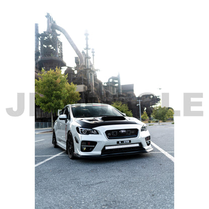 JDMuscle [15-21 WRX/STI] Tanso Carbon Fiber/Painted Canards V1