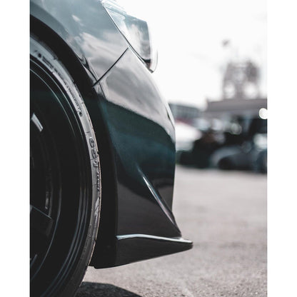 JDMuscle [15-17 WRX/STI] Tanso OE STYLE V1 FRONT CARBON FIBER LIP