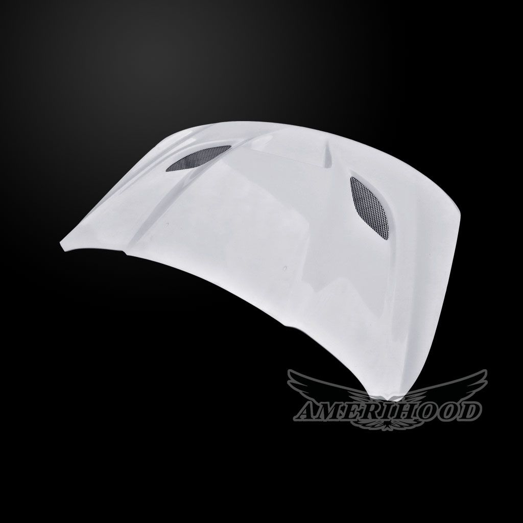 AmeriHood - Jeep Grand Cherokee 2011-2021 W/O L Model Type-HC Style Functional Heat Extractor Ram Air Hood