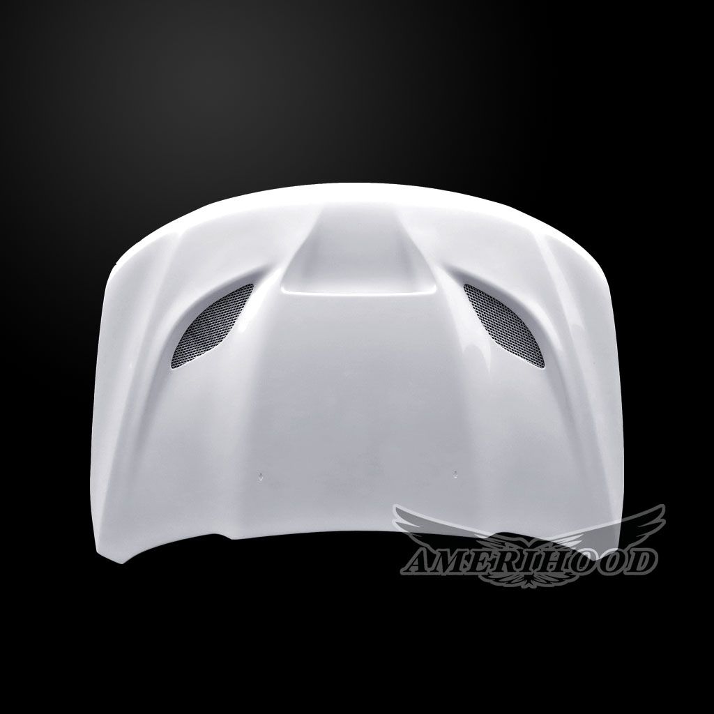 AmeriHood - Jeep Grand Cherokee 2011-2021 W/O L Model Type-HC Style Functional Heat Extractor Ram Air Hood