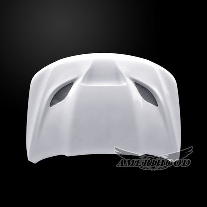 AmeriHood - Jeep Grand Cherokee 2011-2021 W/O L Model Type-HC Style Functional Heat Extractor Ram Air Hood