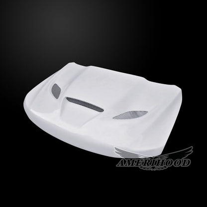 AmeriHood - Jeep Grand Cherokee WK 2022 Type-HC Style Functional Heat Extractor Ram Air Hood