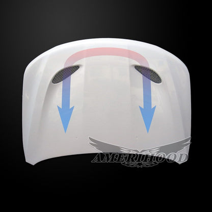 AmeriHood - Jeep Grand Cherokee WK 2022 Type-SRT8 Style Heat Extractor Hood