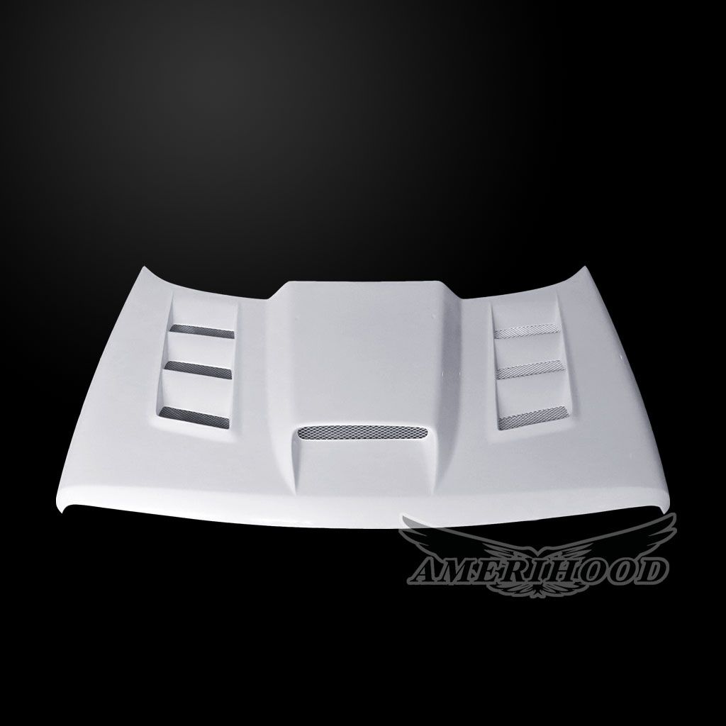 AmeriHood - Jeep Patriot 2007-2017 Type VIP Style Functional Heat Extractor Ram Air Hood