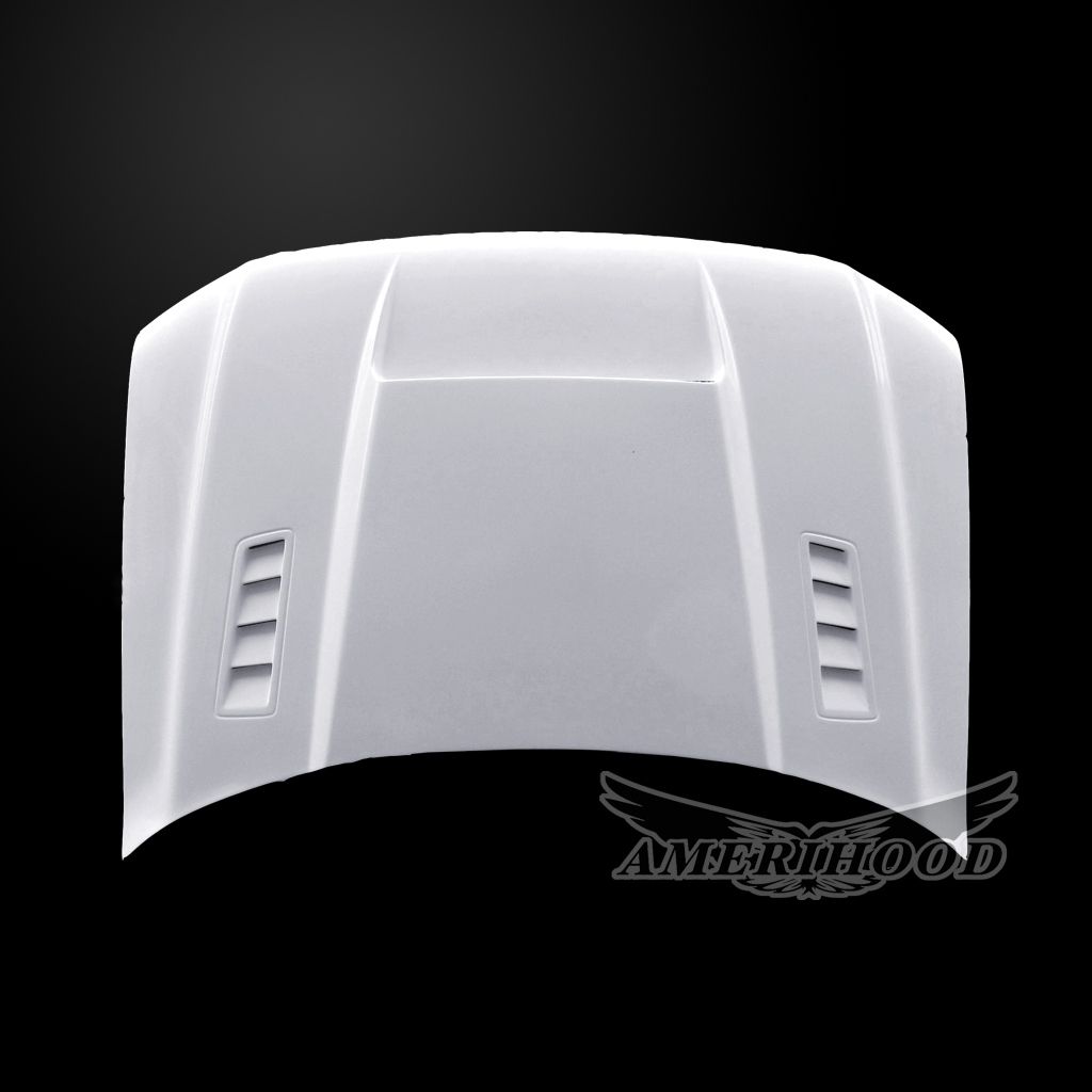 AmeriHood - Lincoln Mark LT 2006-2007 SMS Style Functional Heat Extractor Ram Air Hood