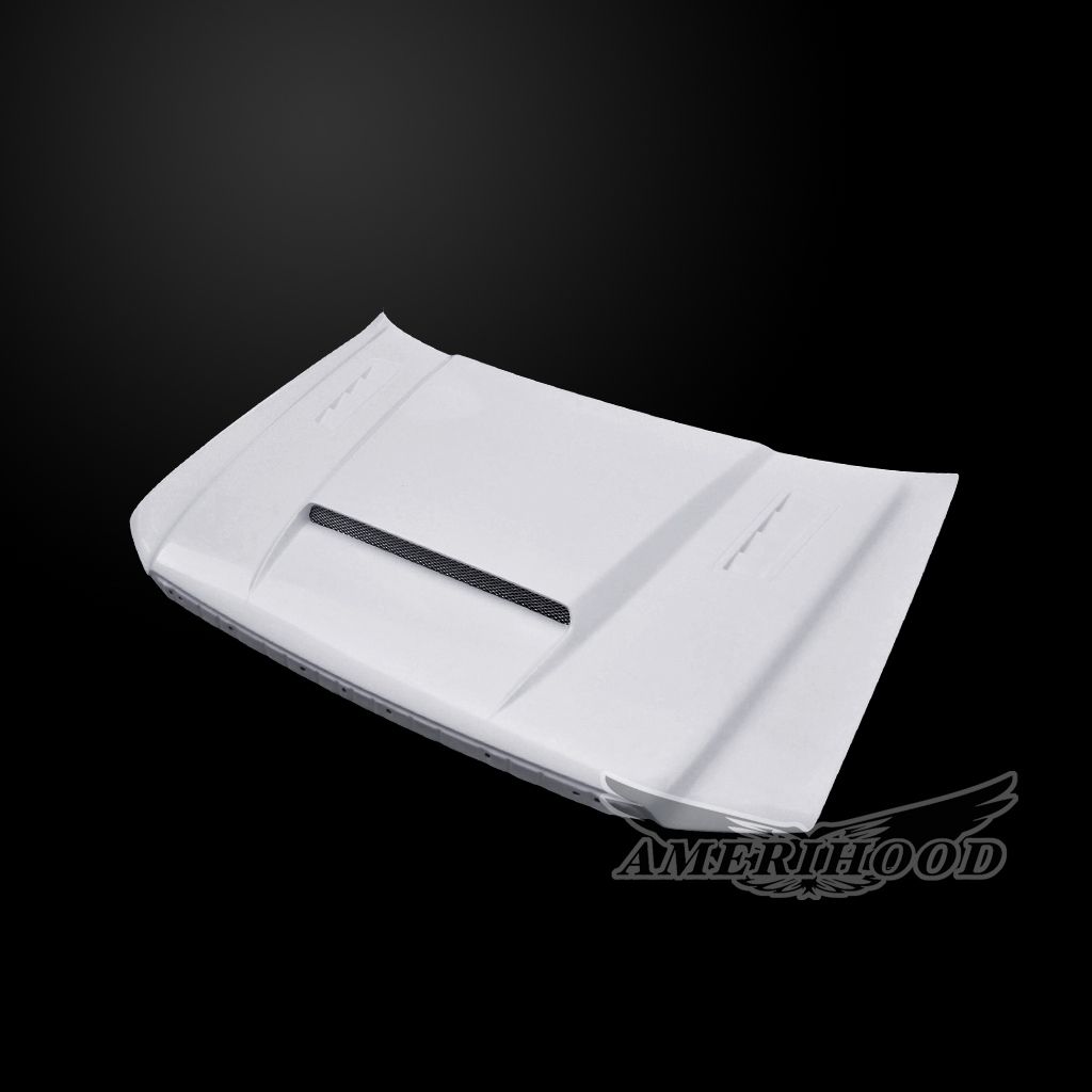 AmeriHood - Lincoln Mark LT 2006-2007 SMS Style Functional Heat Extractor Ram Air Hood