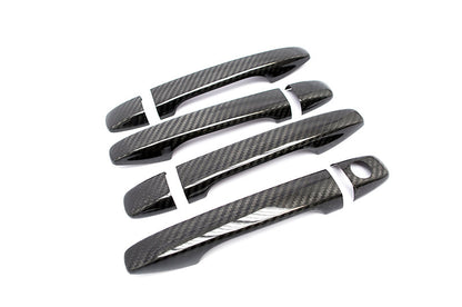 OLM Dry Carbon Fiber Door Handle Covers - 2015-2021 Subaru WRX / STI / 2014-2018 Forester / 2013-2017 Crosstrek