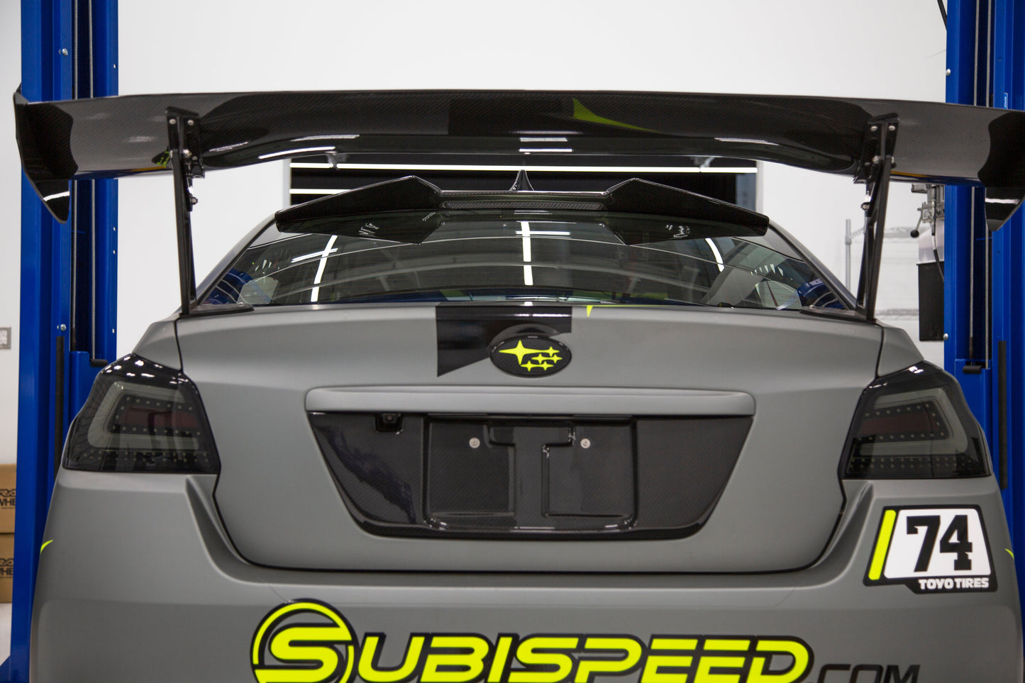 OLM ATAK Carbon Fiber Roof Spoiler - 2015-2021 Subaru WRX / STI