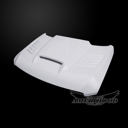 AmeriHood - Nissan Titan XD 2016-2024 Type-SSK Style Functional Ram Air Hood