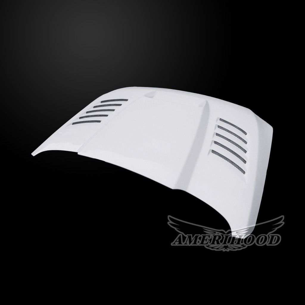 AmeriHood - Nissan Titan XD 2016-2024 Type-SSK Style Functional Ram Air Hood