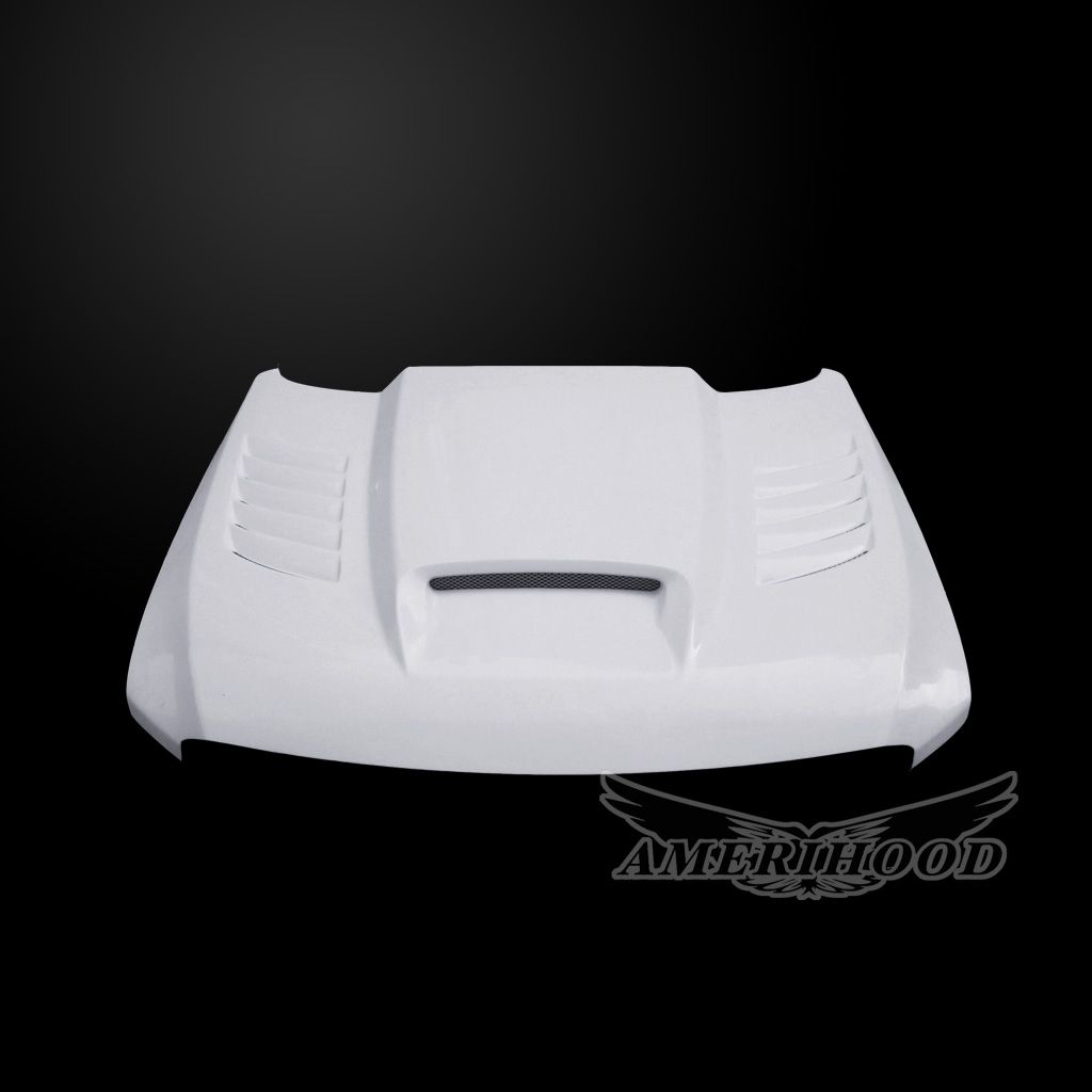 AmeriHood - Nissan Titan XD 2016-2024 Type-SSK Style Functional Ram Air Hood