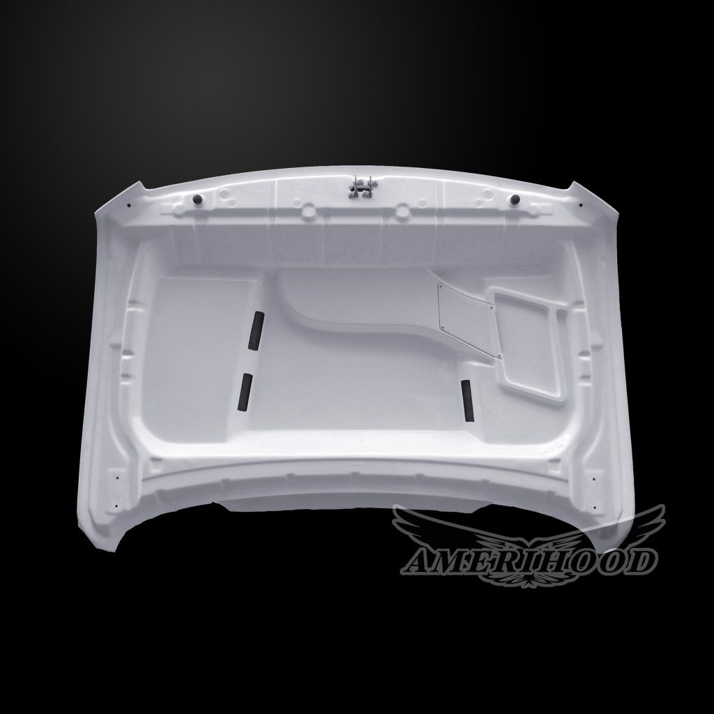 AmeriHood - Nissan Titan XD 2016-2024 Type-SSK Style Functional Ram Air Hood