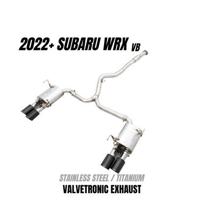 RES x JDMuscle [22-26 WRX] Valvetronic Catback Exhaust MT&CVT