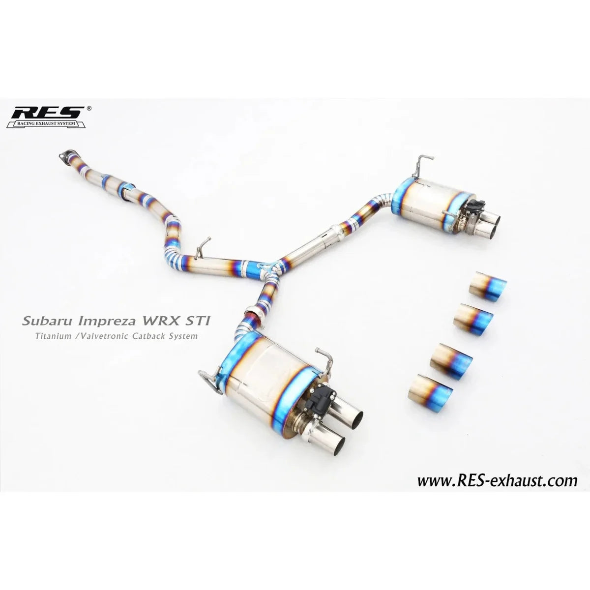 RES x JDMuscle [22-26 WRX] Valvetronic Catback Exhaust MT&CVT