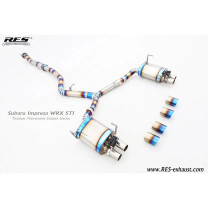 RES x JDMuscle [22-26 WRX] Valvetronic Catback Exhaust MT&CVT