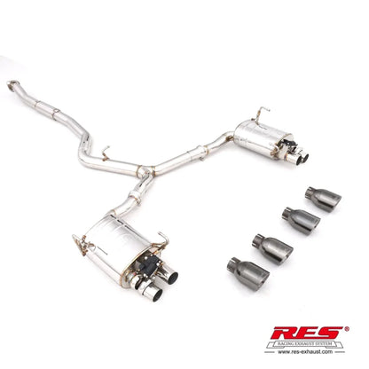 RES x JDMuscle [22-26 WRX] Valvetronic Catback Exhaust MT&CVT