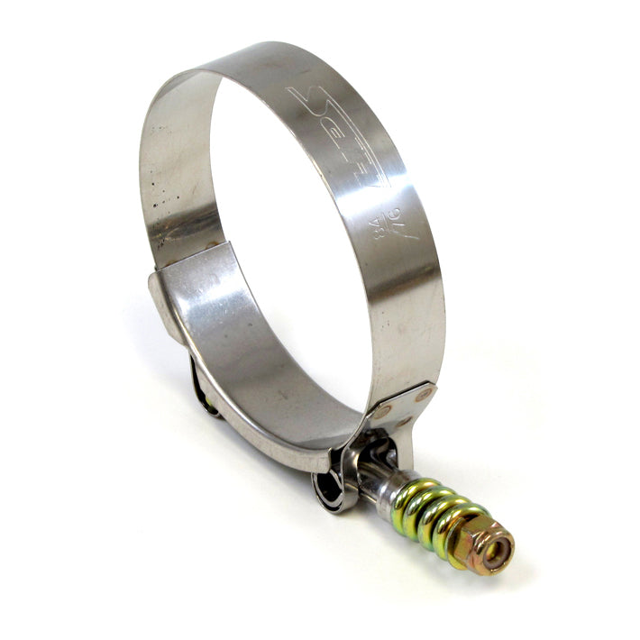 HPS Performance Products HPS Stainless Steel Spring Loaded T-Bolt Hose Clamp SAE 76 for 3" ID hose - Effective Size: 3.27"-3.58"