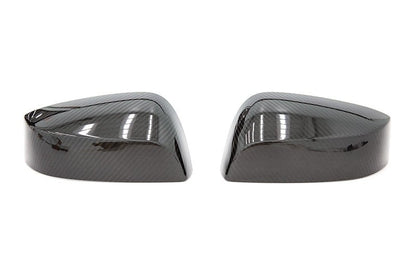 OLM Dry Carbon Fiber Mirror Cover (Without Turn Signal Hole) - 2015+ WRX / 2015+ STI