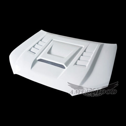 AmeriHood - Toyota 4Runner 2010-2024 SMS Style Functional Heat Extractor Ram Air Hood
