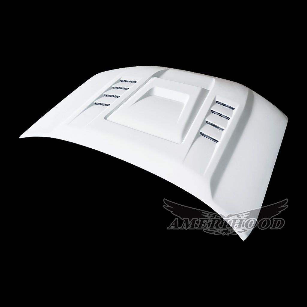 AmeriHood - Toyota 4Runner 2010-2024 SMS Style Functional Heat Extractor Ram Air Hood