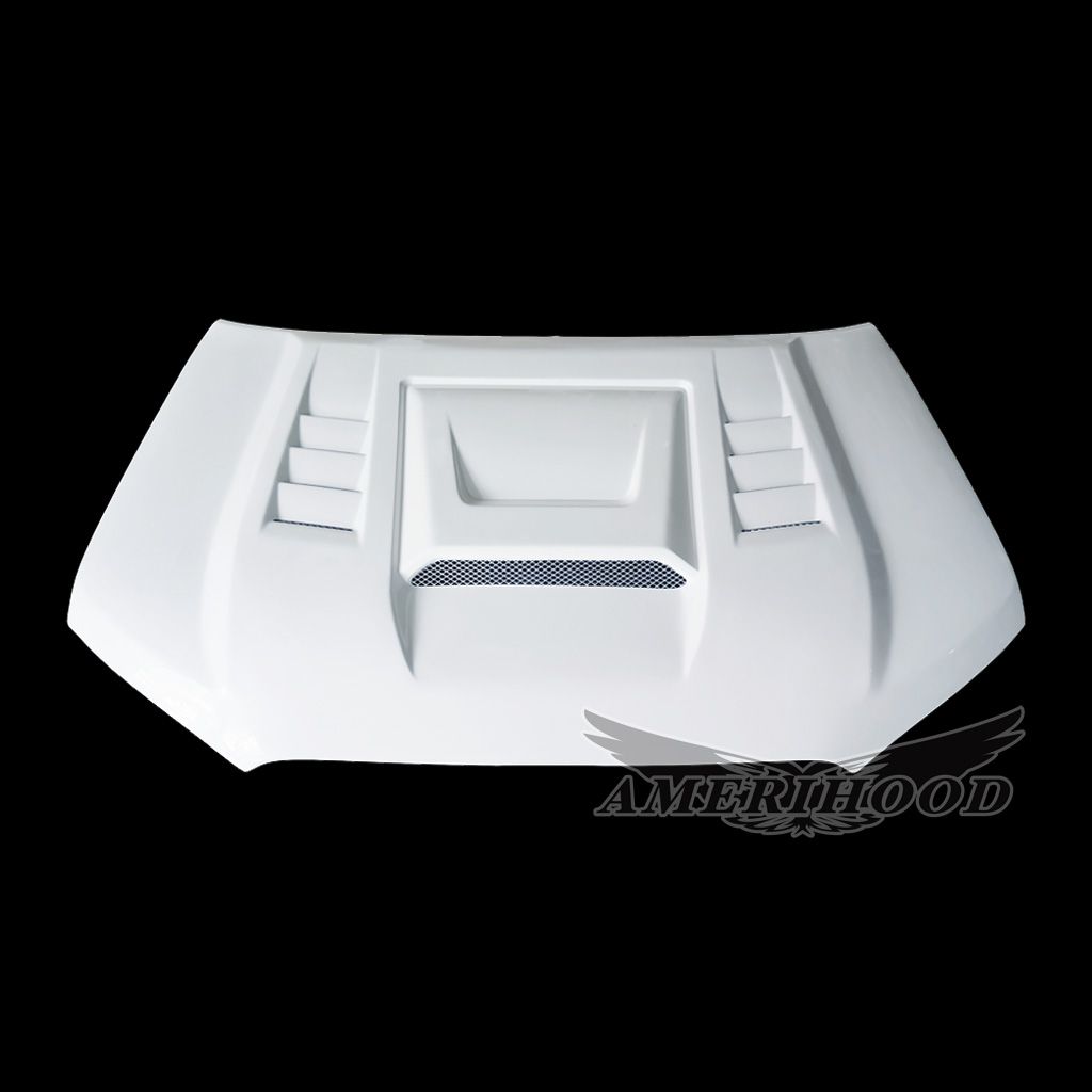 AmeriHood - Toyota 4Runner 2010-2024 SMS Style Functional Heat Extractor Ram Air Hood