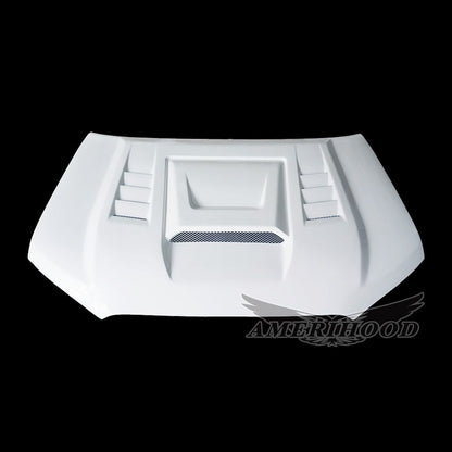 AmeriHood - Toyota 4Runner 2010-2024 SMS Style Functional Heat Extractor Ram Air Hood