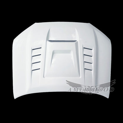 AmeriHood - Toyota 4Runner 2010-2024 SMS Style Functional Heat Extractor Ram Air Hood