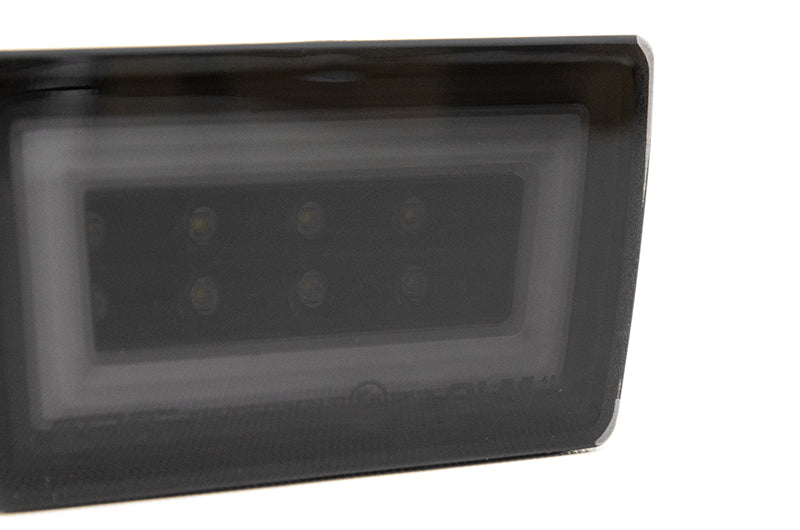 OLM F1 NB+R V2 (Smoke Lens, Gloss Black Base, White Bar) - 2015-2020 WRX / STI