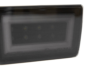 OLM F1 NB+R V2 (Smoke Lens, Gloss Black Base, White Bar) - 2015-2020 WRX / STI