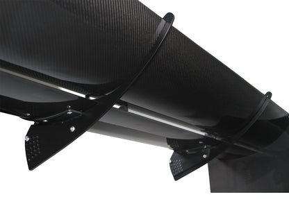 GT-2000 Carbon Fiber High Downforce Rear Wing - Special Order 78"