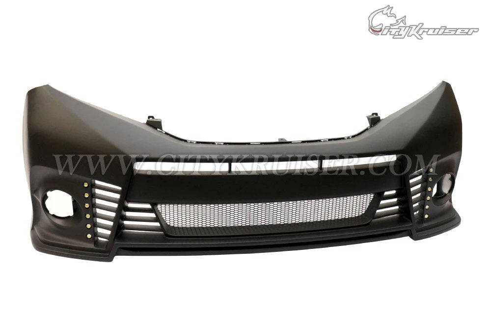 CityKruiser Front Bumper With DRL For 2011-2017 Toyota Sienna