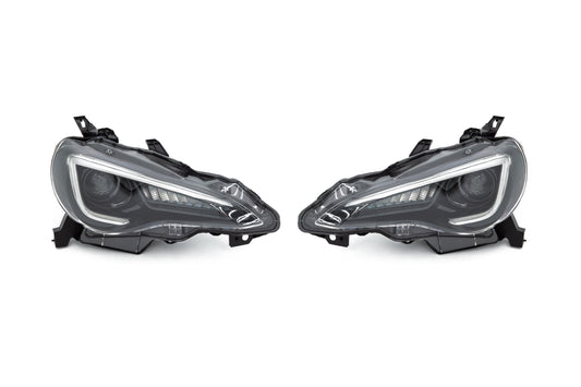 OLM Sequential Style Headlights w/ 6000k HID - 13+ FT86 / BRZ
